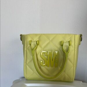 Quilted Yellow Handbag